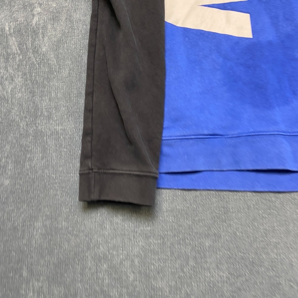Nike Hoodie Boys XL Blue Black Spellout Logo Pullover Long Sleeve Sportswear - Picture 2 of 8